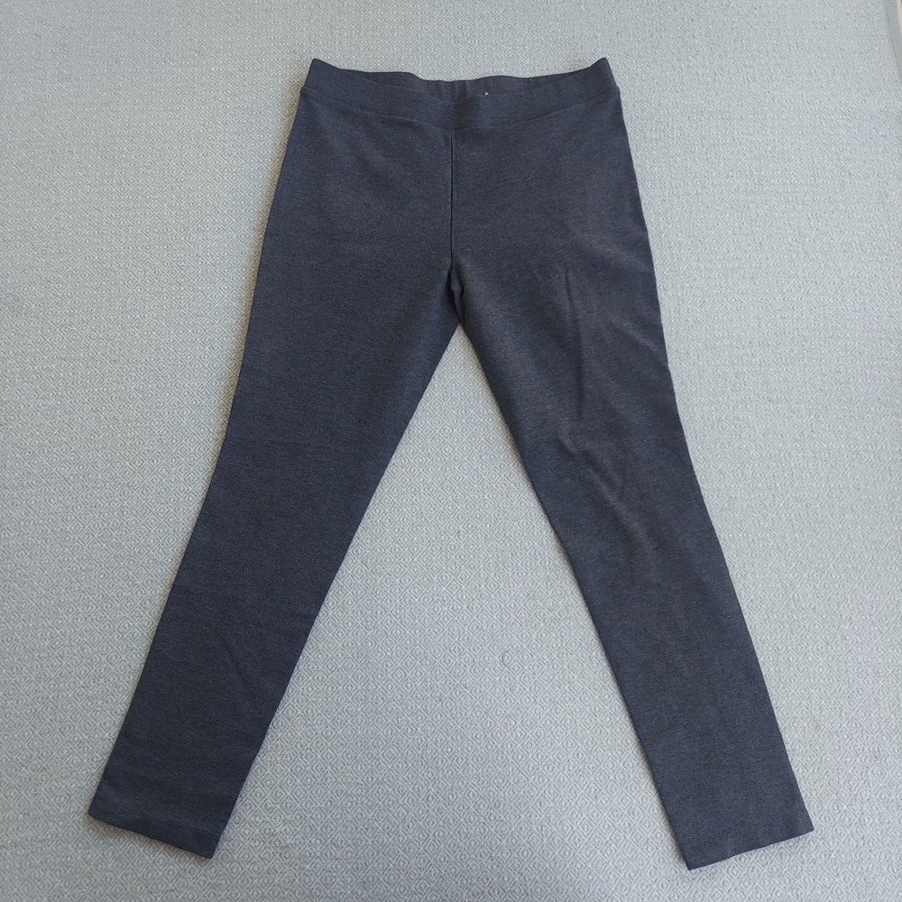 Philosophy‎ Pants Women Medium Charcoal Grey Heather Pull On Ponte Leggings